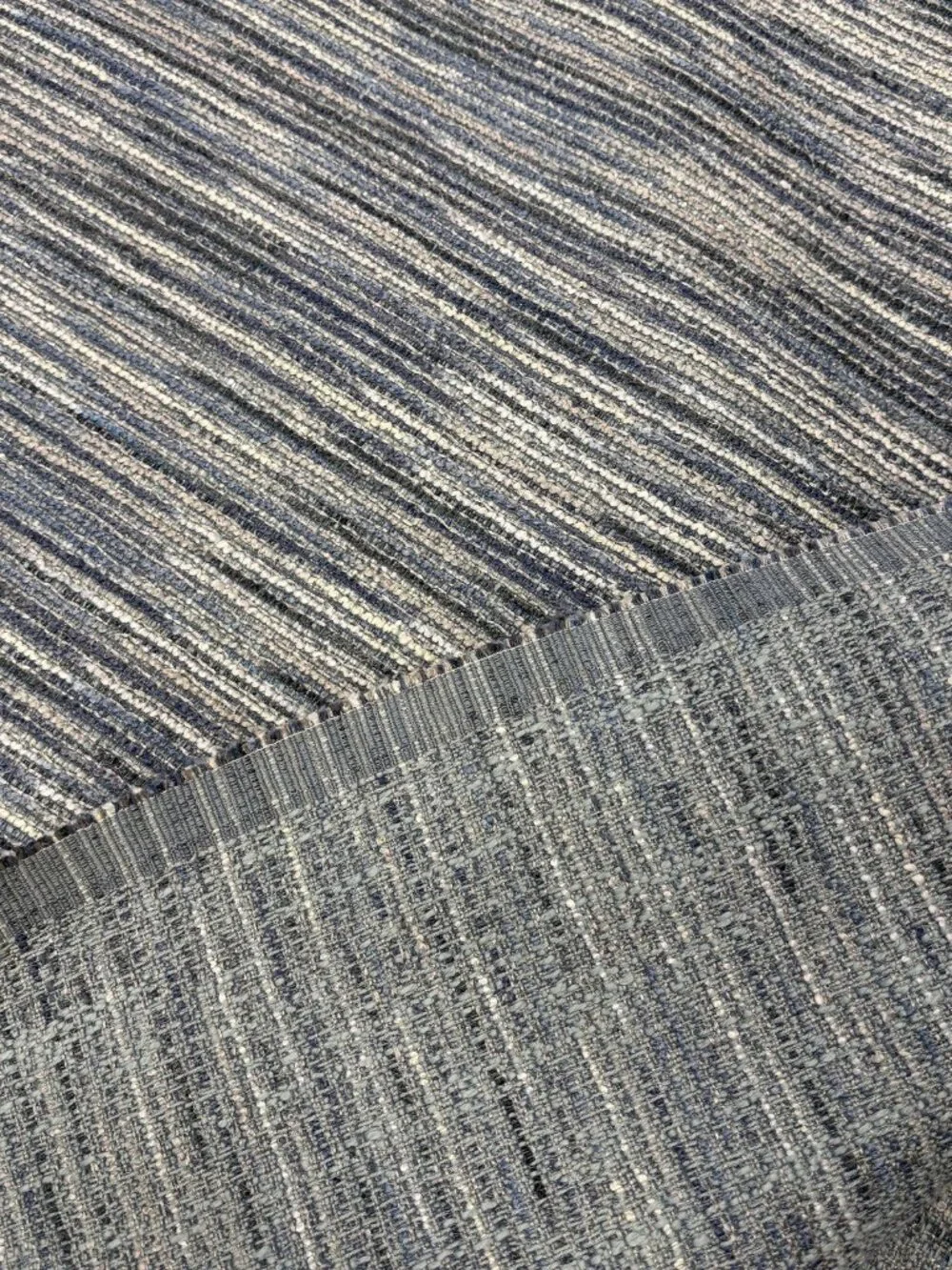 FABRICUT Twist and Turn 10Y Blue Upholstery Fabric Woven MSRP $480 Designer